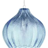 Beliani KEILA - Hanglamp - Blauw - Glas