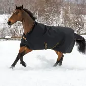 Bucas Irish Turnout 100grs - maat 130/175 - black