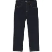 BOSS Loose-fit kinderjeans in donkerblauw stretchdenim Maat 102