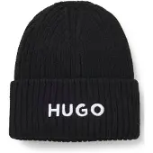 HUGO Kinderbeanie met logostiksel Maat 58