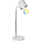 Beliani LIBRA - Bureaulamp LED - Wit - Synthetisch materiaal