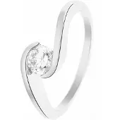 Diadema Solitaire 5 mm zirkonium en zilveroxide 925 - uniek