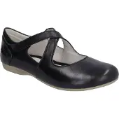 Josef seibel Ballerina met riempjes 'Fiona' zwart