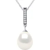 Diadema BARETTE zoetwater parel sieraden 9-10mm White 925