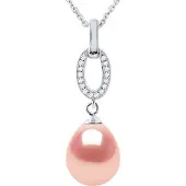 Diadema SHUTTLE zoetwater parel sieraden 9-10 mm Roze 925