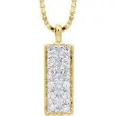 Diadema Ketting Diamonds 0.040 Cts Geel Goud 18 Karaat
