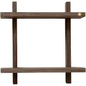 Andersen Furniture Treat wandplank dubbel Smoked Oiled Oak, 34x12x34 cm