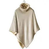 De Witte Lietaer Ganges Poncho Dames en heren Safari-One-size