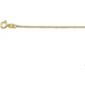 Trendjuwelier huiscollectie 4018359 Collier Geelgoud Gourmet 1,0 mm