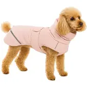 Flamingo winterjas voor honden – Kleur: roze – Maat: XXS (30 cm) – Warm en modieus – Materiaal: polyester