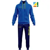 Givova King Cotone Terry Poker Tracksuit Blauw 10-12 Years Kinderen