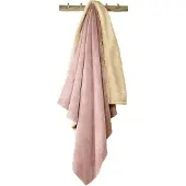 De Witte Lietaer Plaid Teddy Laya Vieux Rose-220 x 240 cm