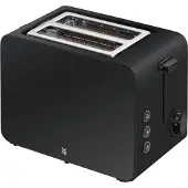 WMF Stelio 0414210071 - Broodrooster - Deep Black - 2 Sneden - Instelbare Bruiningsgraad - Compact