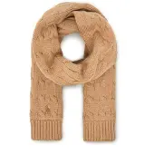 Ralph Lauren Bruine katoenen sjaal in kabelsteek (S/M), Casual 323953206004