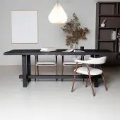 Giga Meubel Eettafel Frans Zwart 300cm