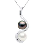 Diadema You & Me Ketting Tahitian Pearl en Zoetwater 925