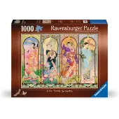 Ravensburger legpuzzel De Vier Seizoenen 1000 stukjes kunst puzzel.