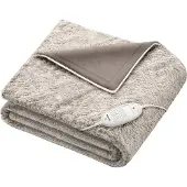 Beurer HD 75 Elektrische Deken - Warmtedeken 180x130 cm - Safety System - Automatische Uitschakeling - Nordic Taupe