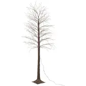 J-Line decoratie Boom 3000 Led - metaal - bruin - large