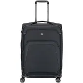 Roncato Gateway 4 Wheel Trolley 66 Expandable black zachte koffer lichtgewicht koffer