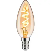 Paulmann LED kaarslamp E14 4W 1.800K goud