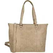 Enrico Benetti Handtas / Schoudertas 15'' Kate Mid Taupe