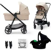 Kinderkraft Kinderwagen Newly 3-in-1 Pro Sand Beige Met Autostoel