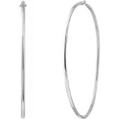 Diadema Creolen Diameter 75 mm Zilver 925 - Schoonheid 7