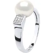 Diadema Ring Verstelbare Zoetwater Parel sieraden 9-10mm White 925