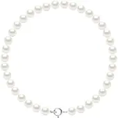 Diadema Armband Parels van het water Rank Sweet Rond 5-6mm White 925