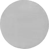 Home Collection Vloerkleed Fancy rond | kunstvezel grijs 133x133 cm vloerkleden | NADUVI