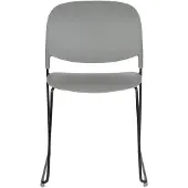 Feliz Lifestyle Set van 4 eetkamerstoelen Bradney | kunststof grijs 48x80x52 cm eetkamerstoelen | NADUVI