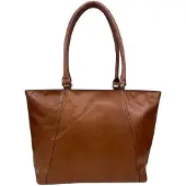 Dstrct Alba Chique Laptop Workingbag 15.6" cognac schoudertas heren