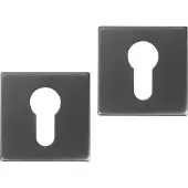 Differnz Deurbeslag | Cilinderrozet | (Vierkant, RVS, Gun metal)
