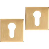 Differnz Deurbeslag | Cilinderrozet | (Vierkant, RVS, Goud)