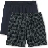 Calida Boxershorts nachtblauw / wit