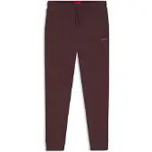 HUGO Pyjamabroek met logostiksel van een katoenmix