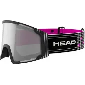 Head - Skibrillen - Neves Pro 5K Race Vis RD + SL voor Unisex van Siliconen - Maat M - Zwart