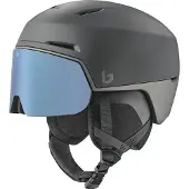 Bolle - Heren skihelmen - X-Fusion Pure Mineral Black Matte voor Dames van Wol - Maat 55-59 cm - Grijs