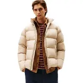 Tommy Hilfiger Puffer winterjas beige