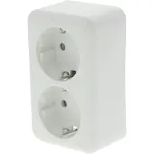 Q-Link Stopcontact | (Opbouw, Randaarde, Wit)