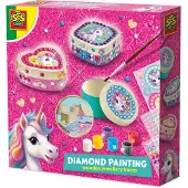 Ses unicorn diamond painting houten sieradendoosjes