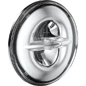 J.W.SPEAKER LED-koplampinzet 7 inch RETRO 7 INCH CHROOM
