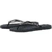 Ilse jacobsen Teenslipper 'CHEERFUL 03G' donkerblauw / zilver