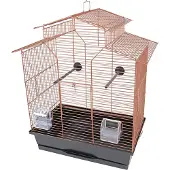 Gebr. De Boon Interzoo vogelkooi Iza 2 koper/zwart Interzoo