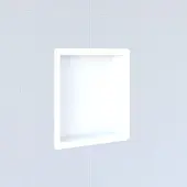 FortiFura Galeria luxe inbouwnis - 30x30x10cm - met flens - wit mat sw641729
