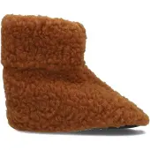 Alwero Meisjes Pantoffels Sloffen Standard Uni Junior - Camel - Maat 33/34