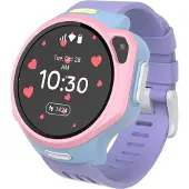 MyFirst Smartwatch R2 Bluetooth paars-roze met paars armbandje + eSIM-kaart inbegrepen