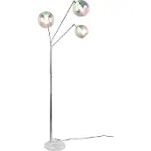 TRIO Design vloerlamp Paxton chroom
