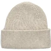 Profuomo Heren Mutsen Beanie Wool - Beige - Maat ONESIZE